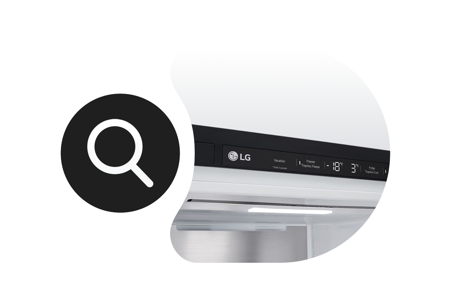 LG koelkast dashboard